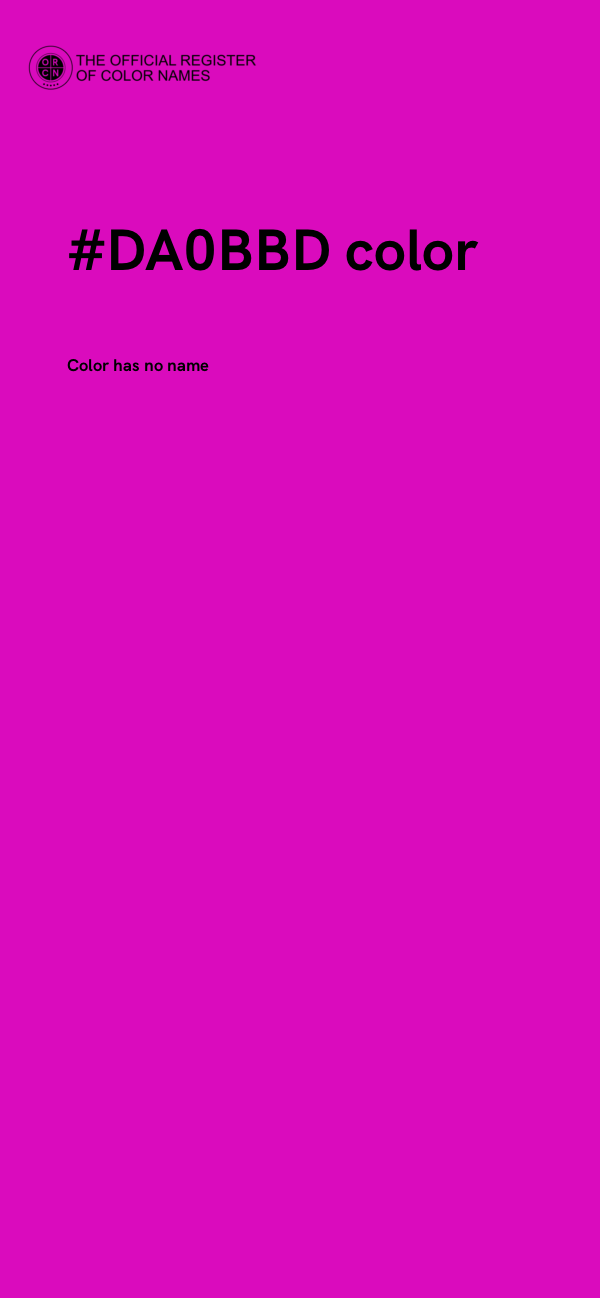#DA0BBD color image