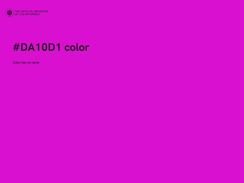 #DA10D1 color image