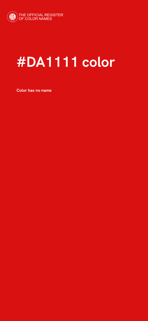 #DA1111 color image
