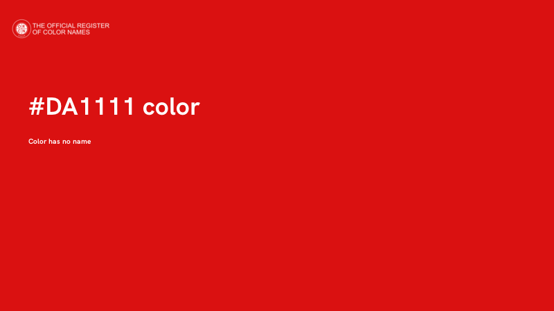 #DA1111 color image