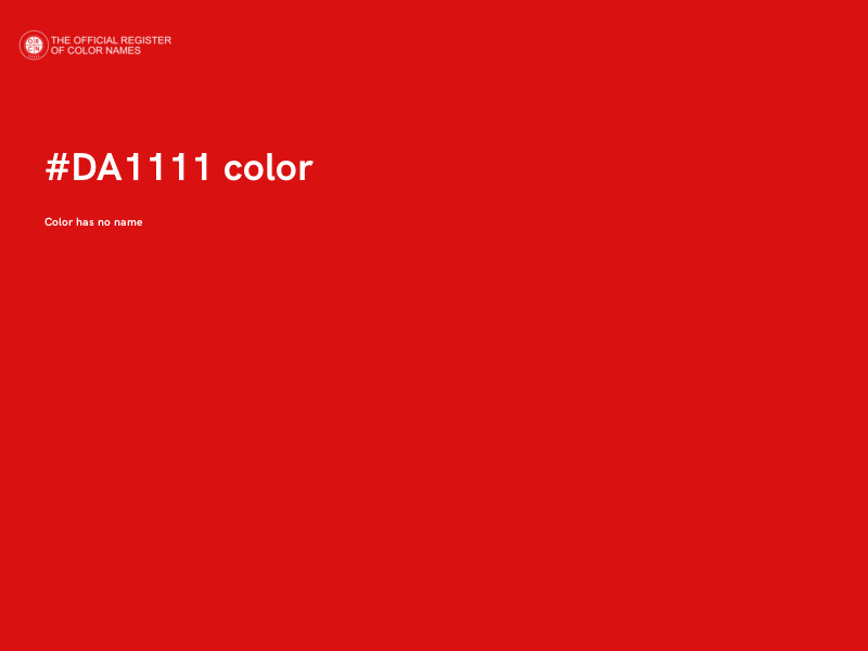 #DA1111 color image