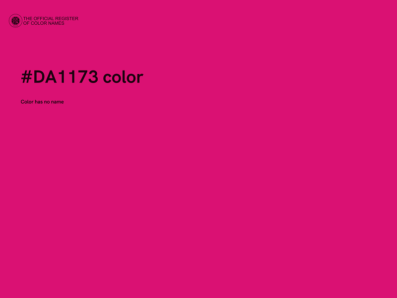 #DA1173 color image