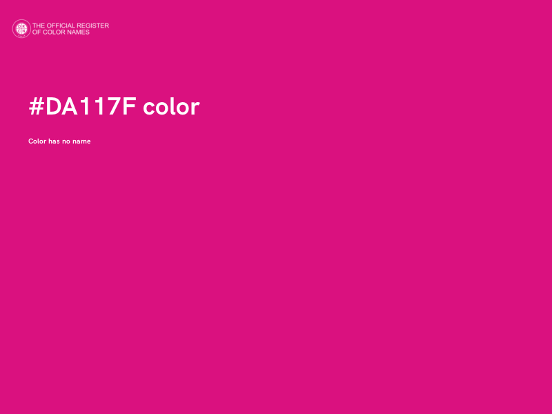 #DA117F color image