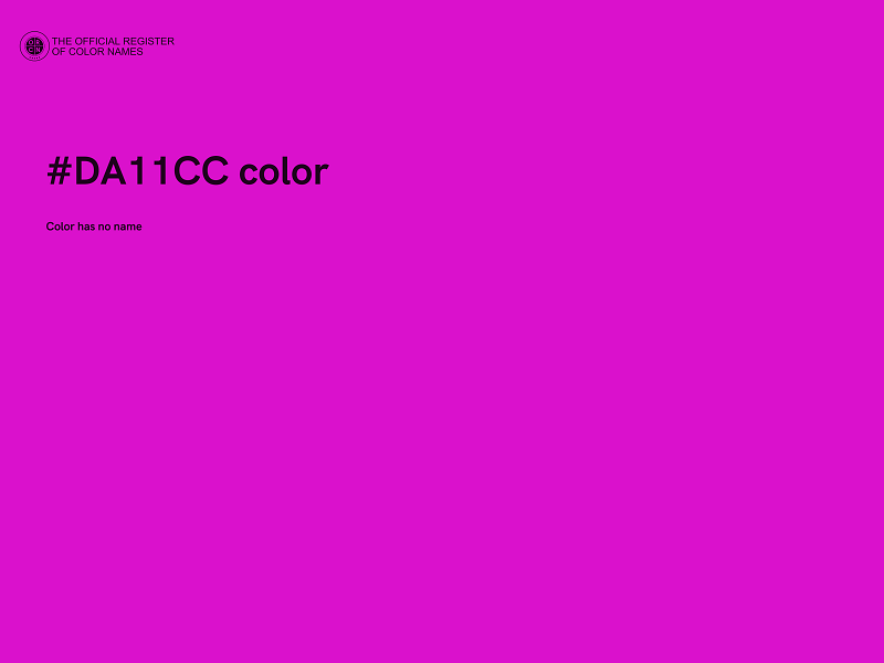 #DA11CC color image