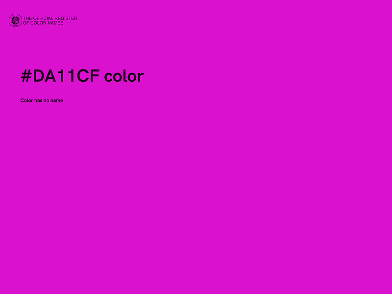 #DA11CF color image