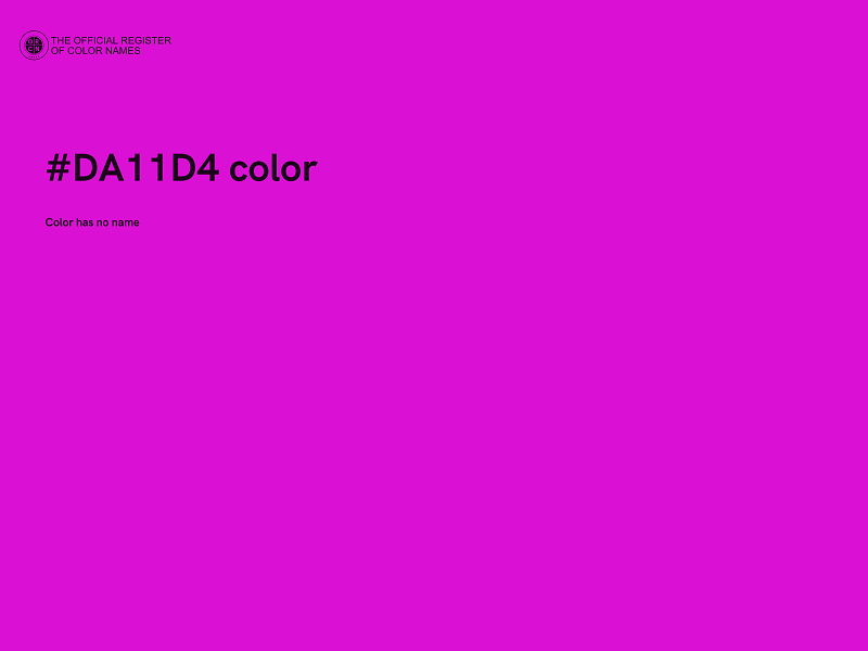 #DA11D4 color image