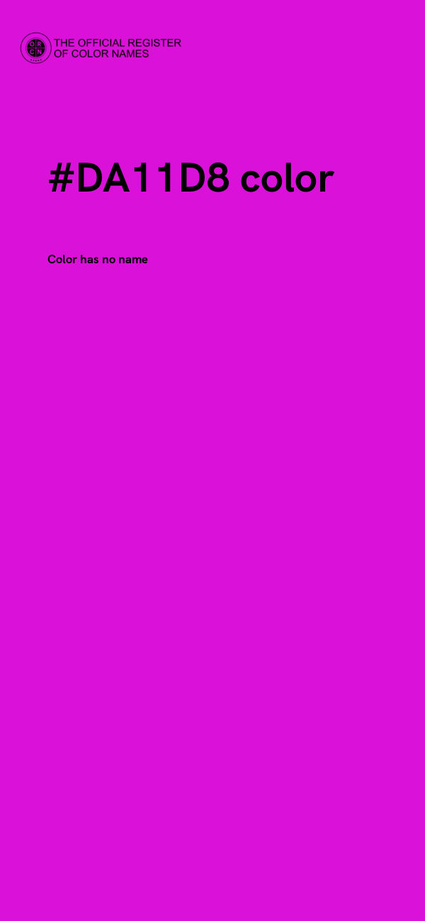 #DA11D8 color image