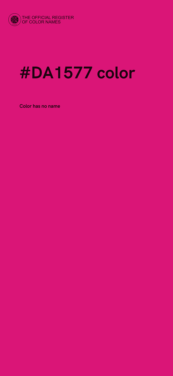 #DA1577 color image