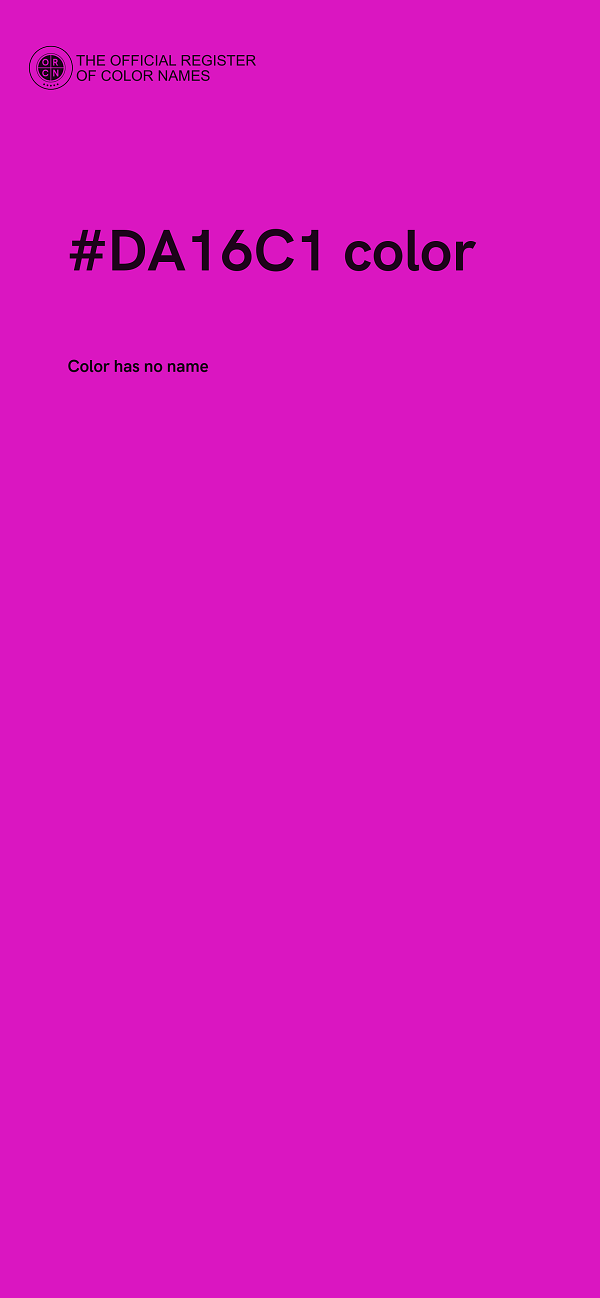 #DA16C1 color image