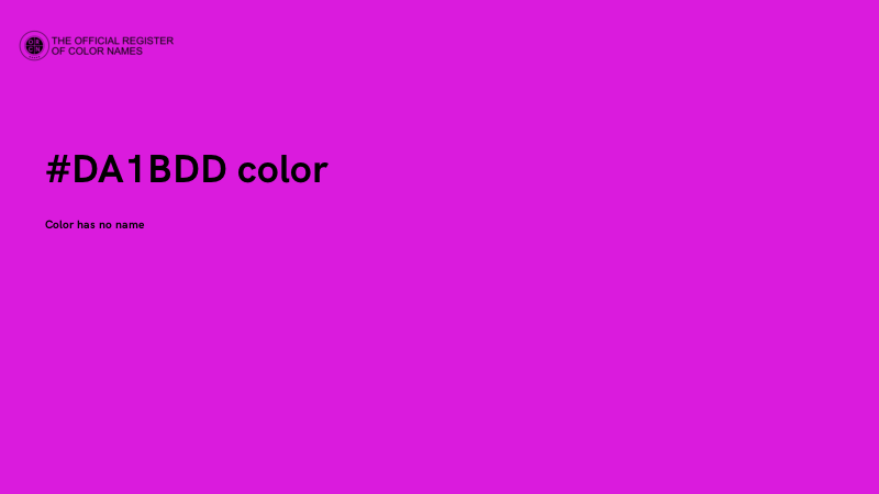 #DA1BDD color image