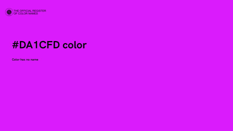 #DA1CFD color image