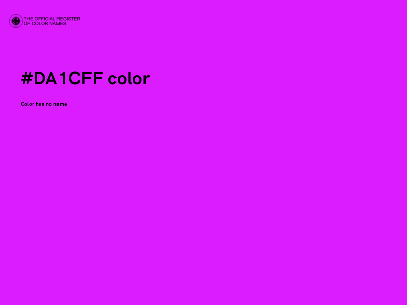 #DA1CFF color image