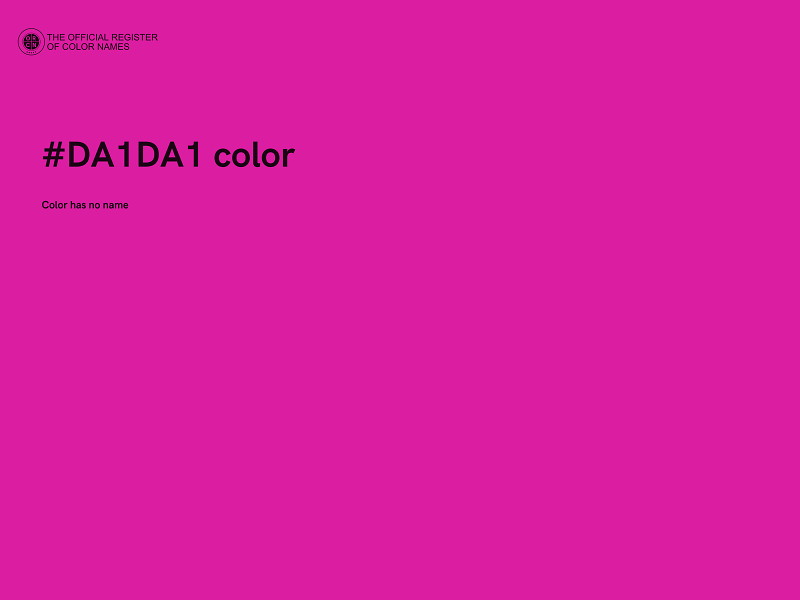 #DA1DA1 color image