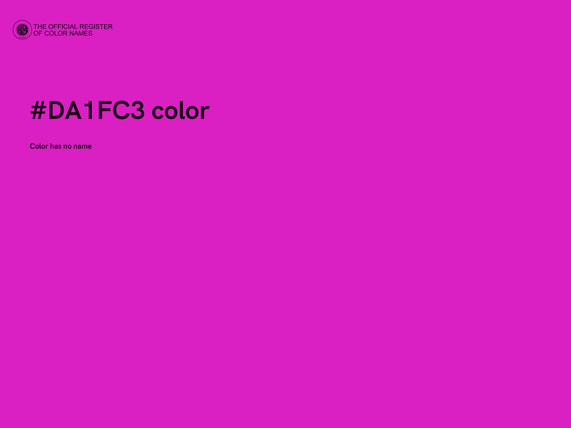 #DA1FC3 color image