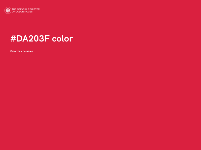 #DA203F color image