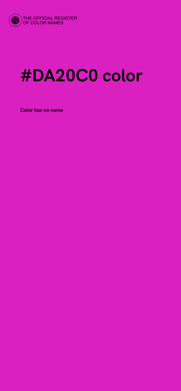 #DA20C0 color image
