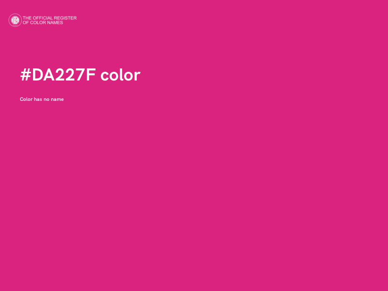 #DA227F color image