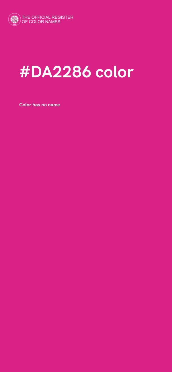 #DA2286 color image