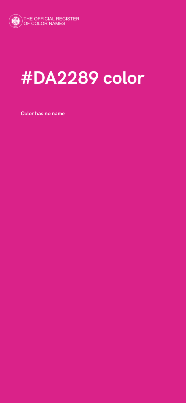 #DA2289 color image