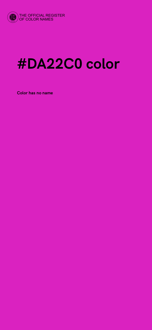 #DA22C0 color image
