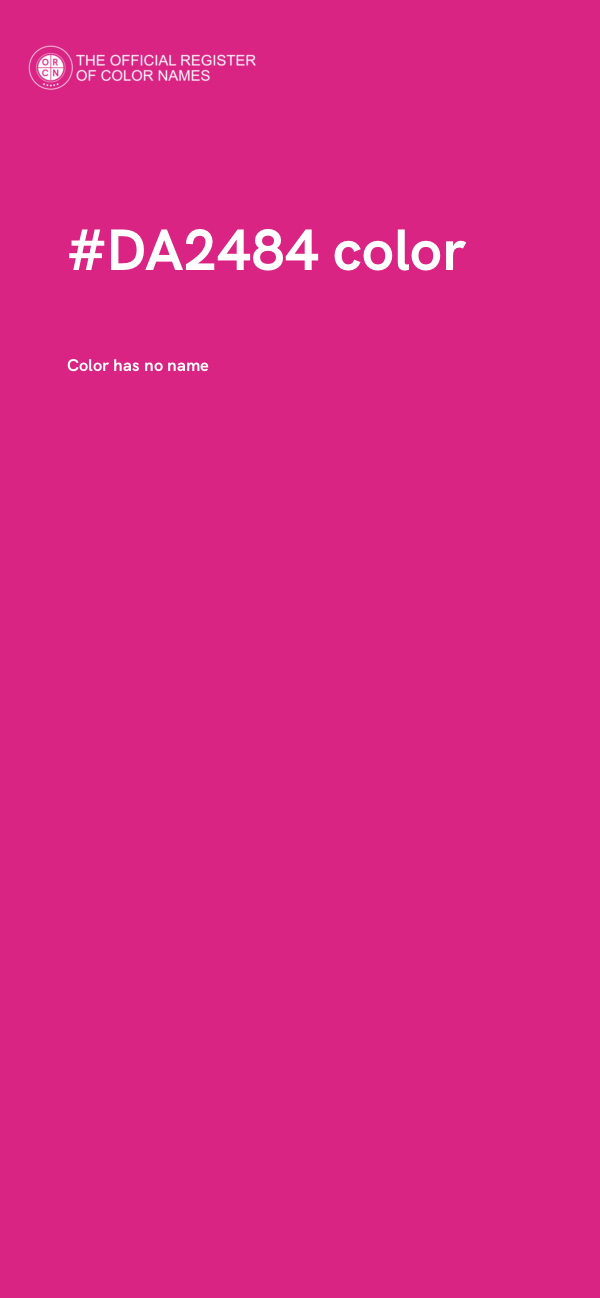 #DA2484 color image
