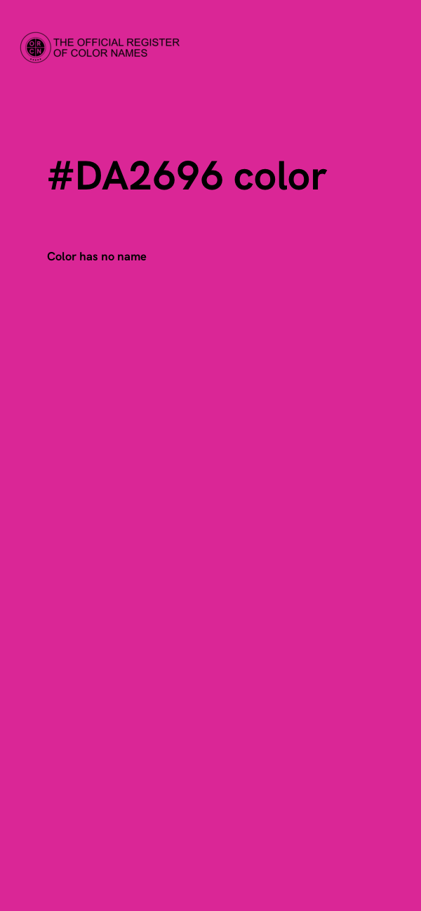 #DA2696 color image