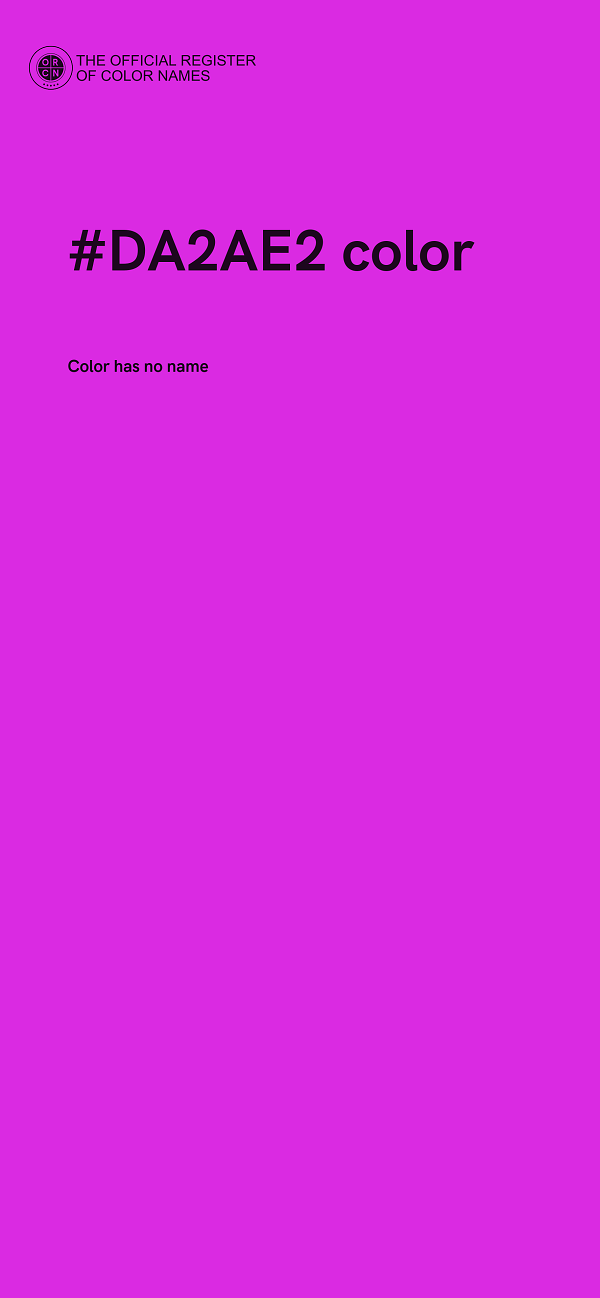 #DA2AE2 color image