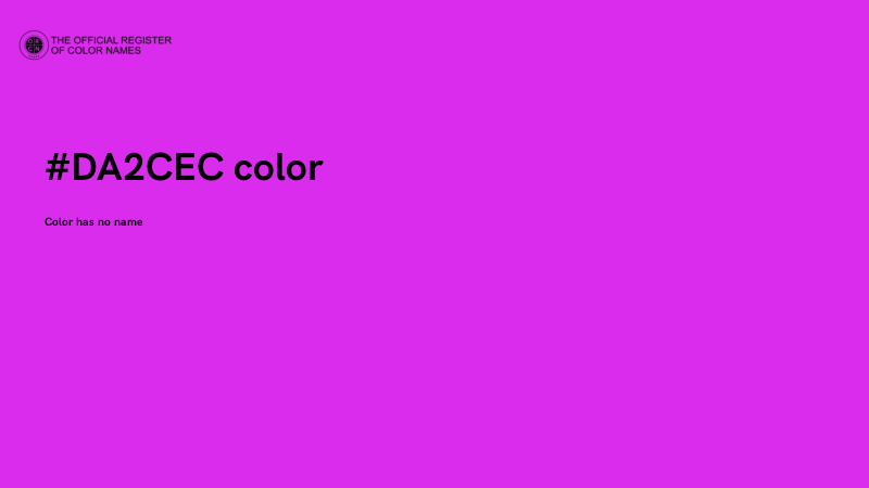 #DA2CEC color image