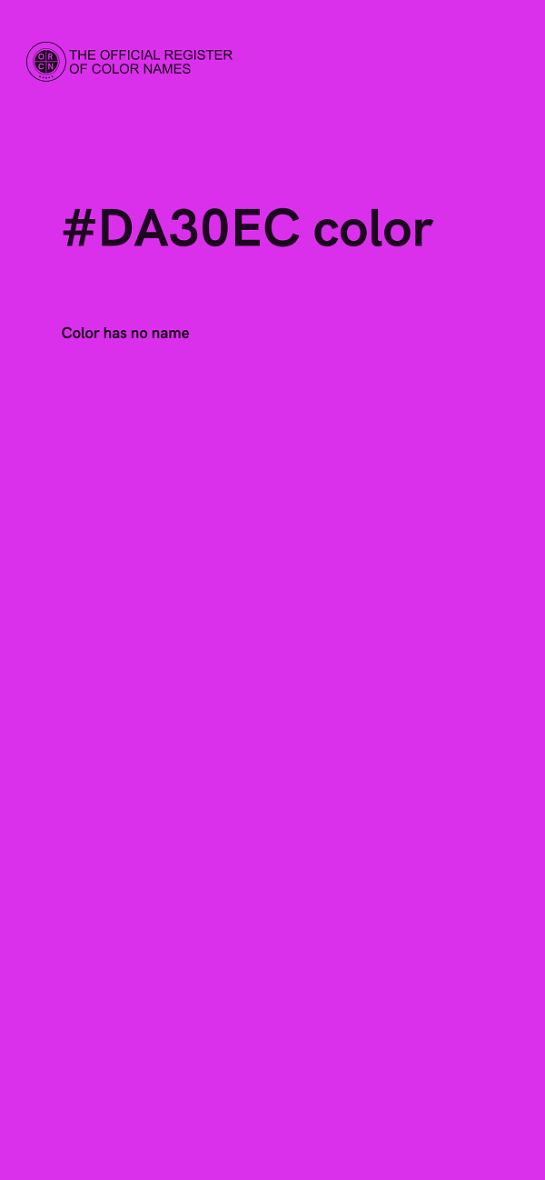 #DA30EC color image