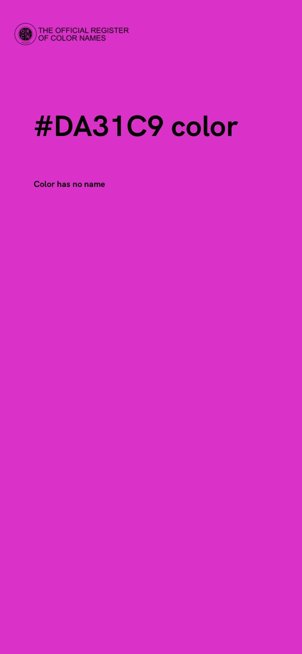 #DA31C9 color image