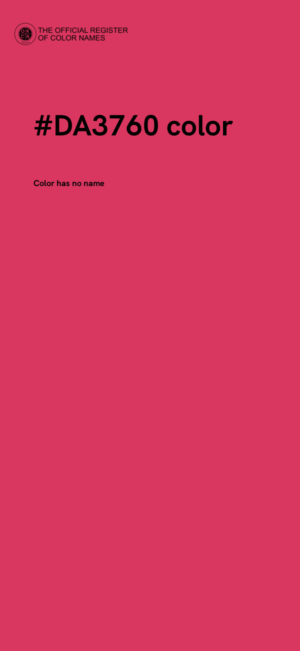 #DA3760 color image