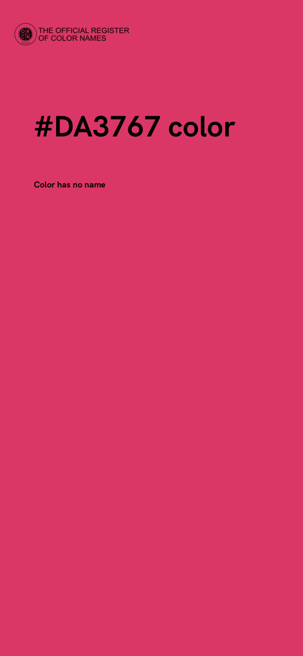 #DA3767 color image