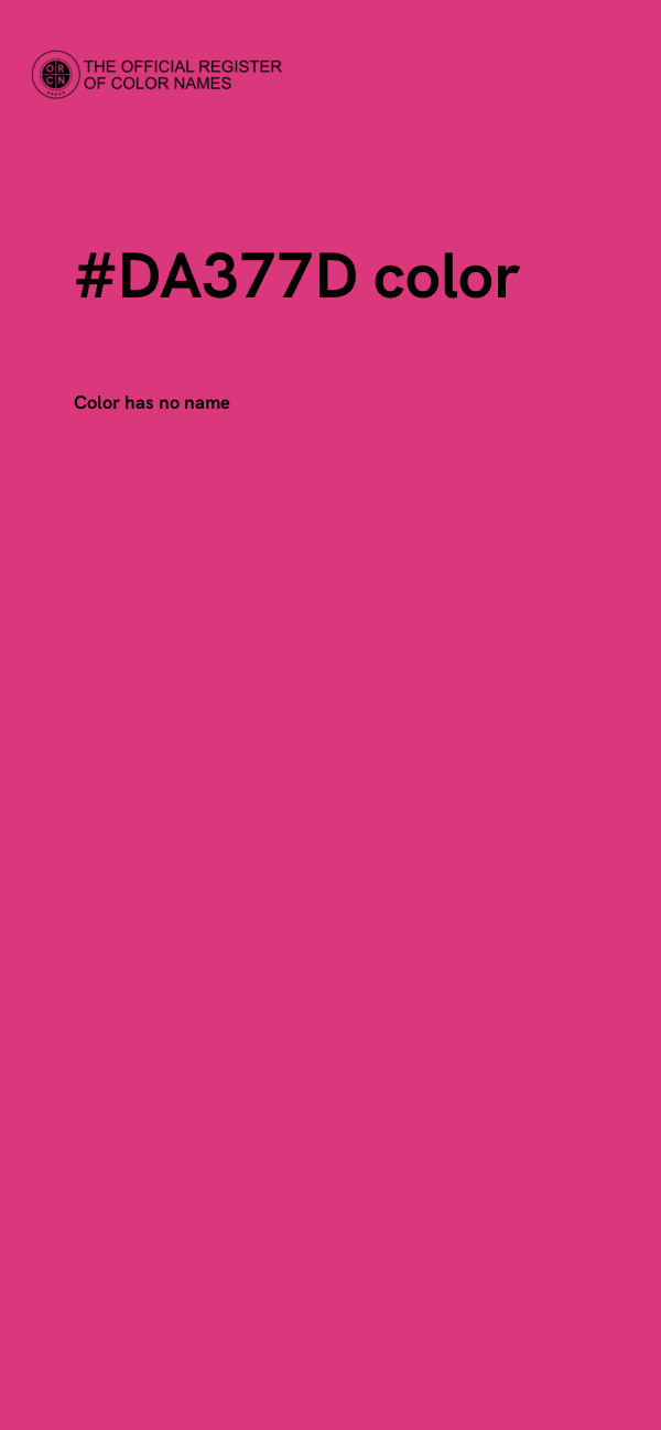 #DA377D color image