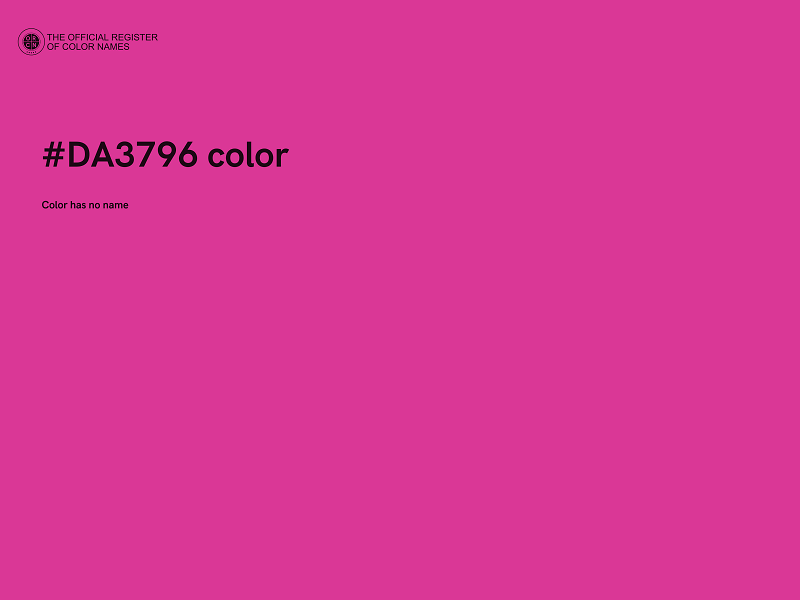 #DA3796 color image