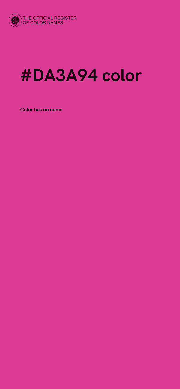 #DA3A94 color image