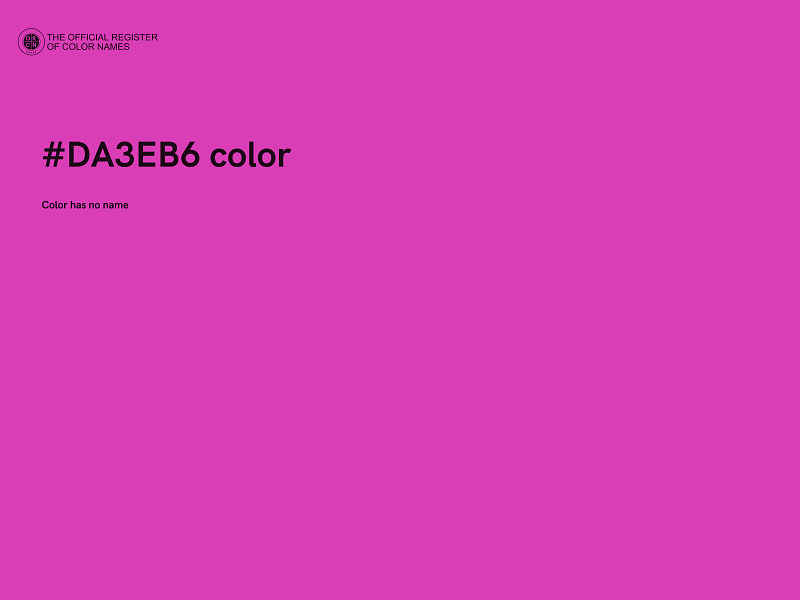 #DA3EB6 color image
