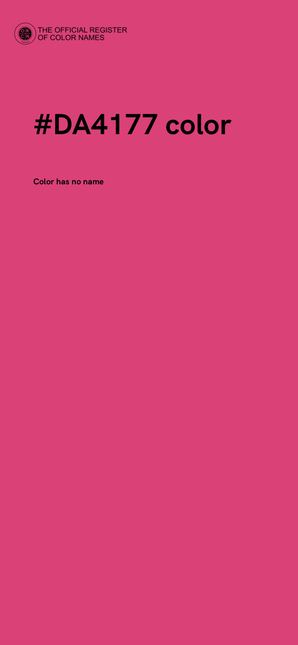 #DA4177 color image