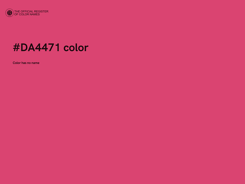 #DA4471 color image