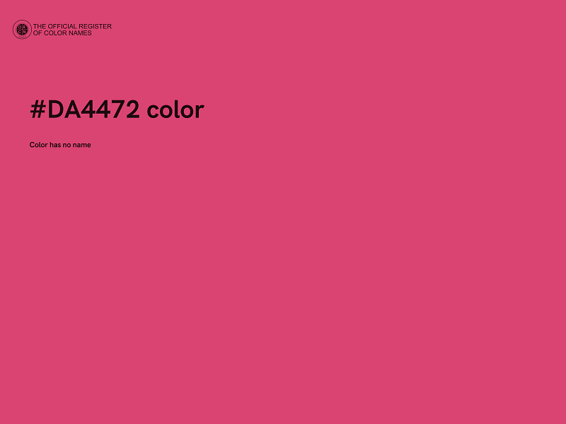 #DA4472 color image