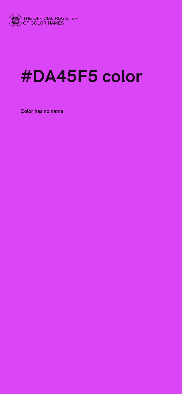 #DA45F5 color image