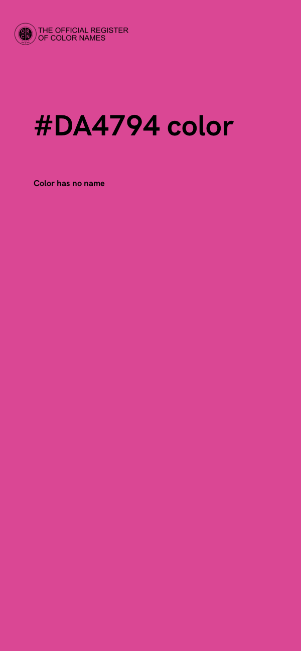 #DA4794 color image