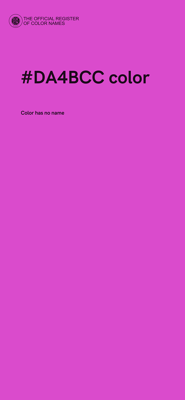 #DA4BCC color image