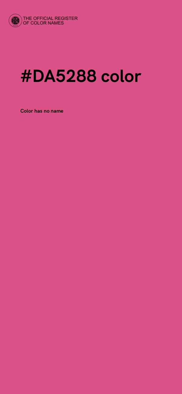 #DA5288 color image