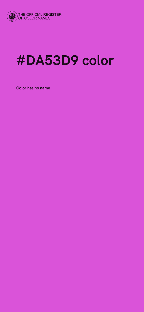 #DA53D9 color image