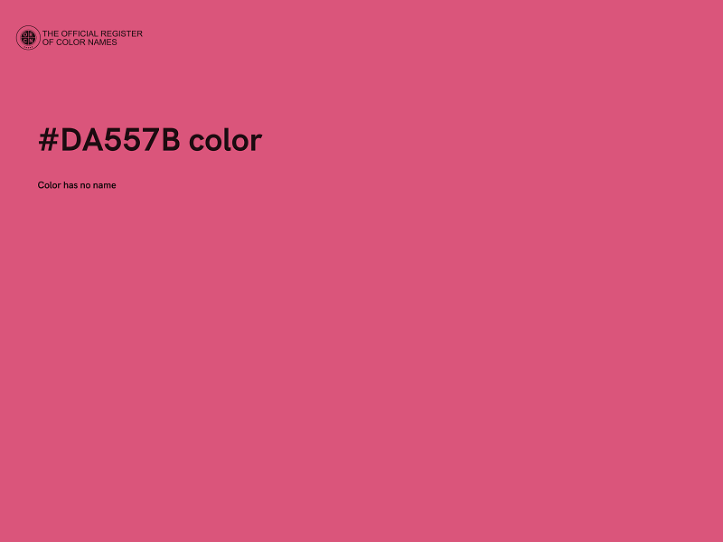 #DA557B color image