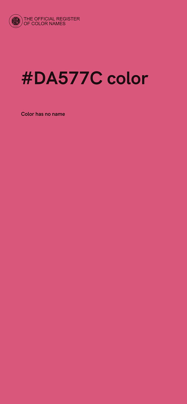#DA577C color image