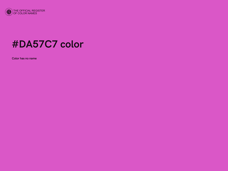 #DA57C7 color image