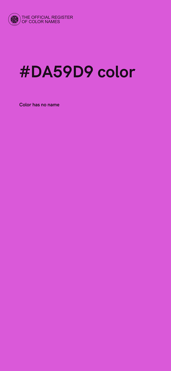 #DA59D9 color image