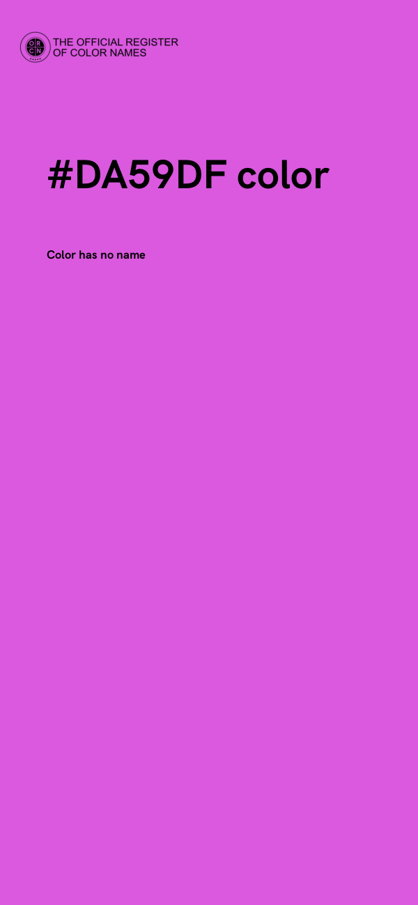 #DA59DF color image