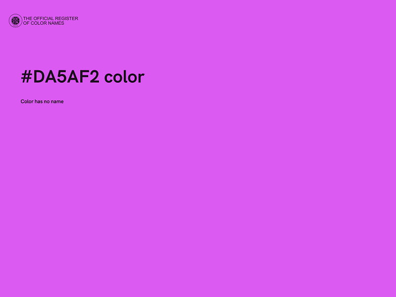 #DA5AF2 color image